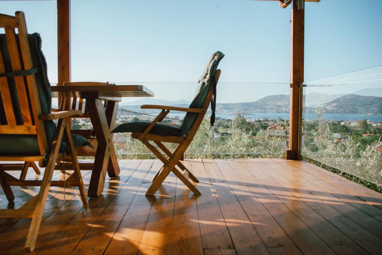 Small House Great View In Porto-Rafti Gulf Pórto Ráfti Exterior photo